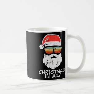 Christmas July Santa Sunset Sungles Summer Men Boy Coffee Mug