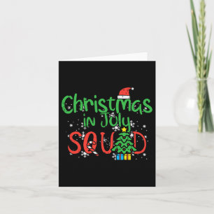 Christmas July Squad Summer Xmas Family Match Wome Card
