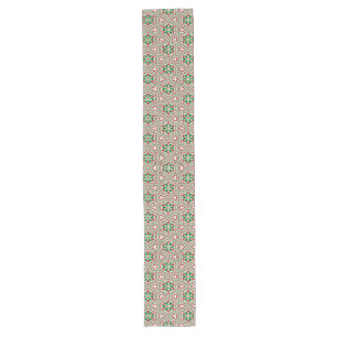 Christmas Kaleidoscope Pattern Long Table Runner