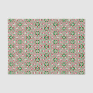 Christmas Kaleidoscope Pattern Tissue Paper