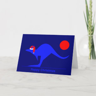 Christmas Kangaroo - Happy Christmas Holiday Card