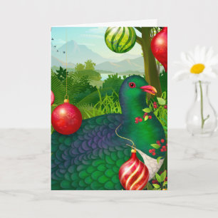 Christmas Kereru Postcard