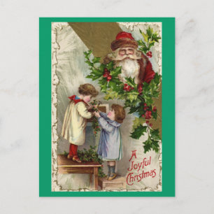 Christmas Kiddies Joyful Postcard