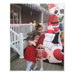 Christmas Kids Personalise Template 8 x 10 Photo P