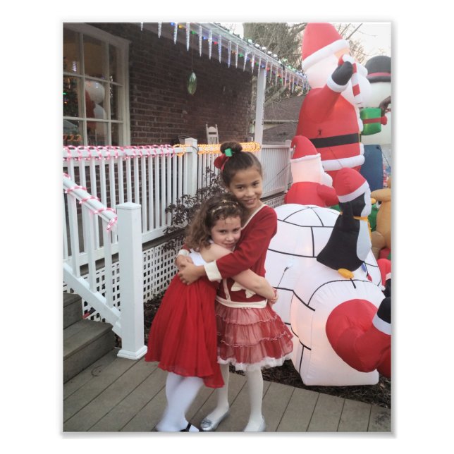 Christmas Kids Personalise Template 8 x 10 Photo P (Front)