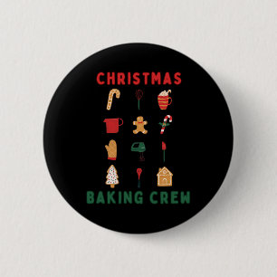 Christmas King Crew Emble For Holiday Ked Goods 6 Cm Round Badge