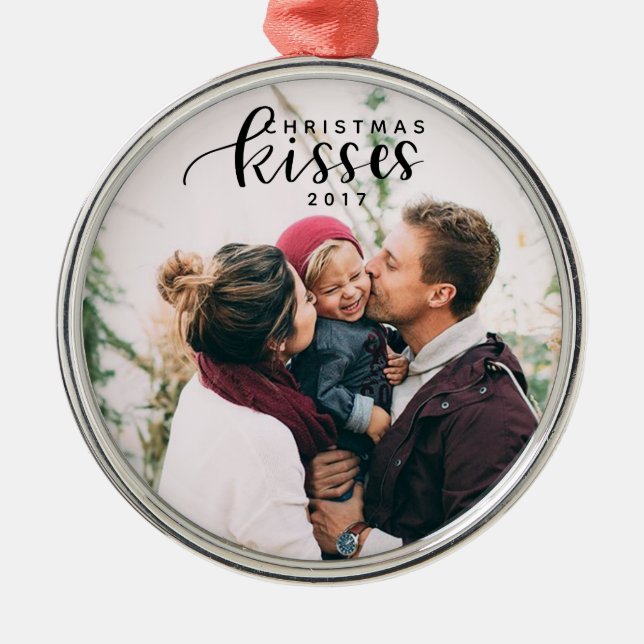 Christmas Kisses ornament (Front)