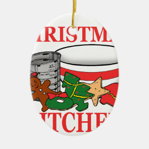 christmas kitchen ceramic tree decoration