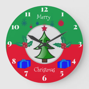 Christmas Kitchen Clock