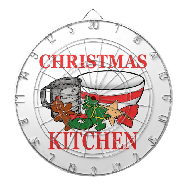 christmas kitchen dartboard (Front)