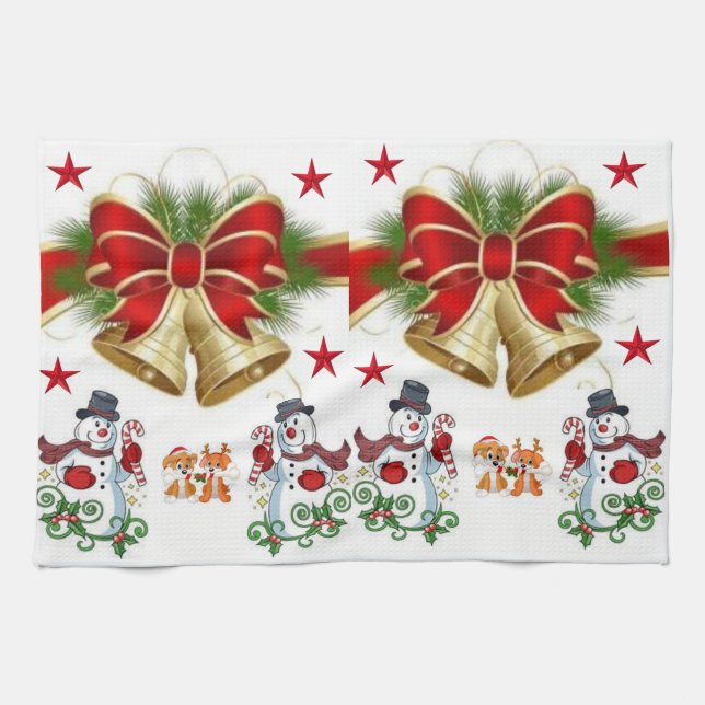 Christmas Kitchen Hand Towels (Horizontal)