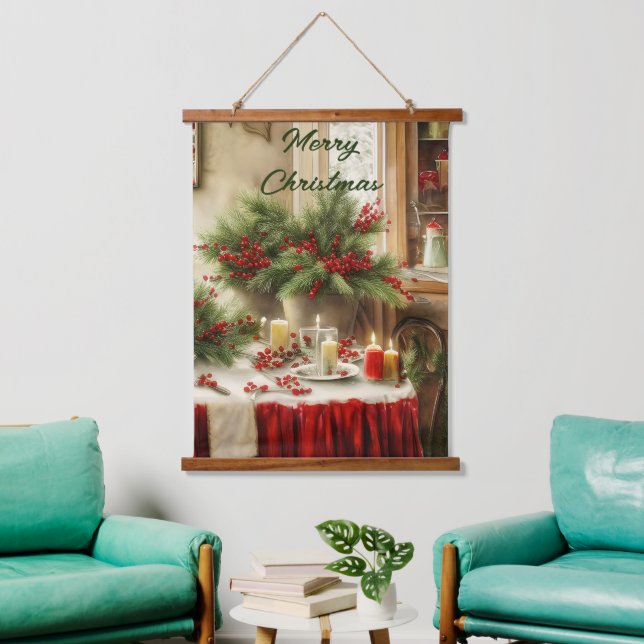 Christmas kitchen  hanging tapestry (Living Room)