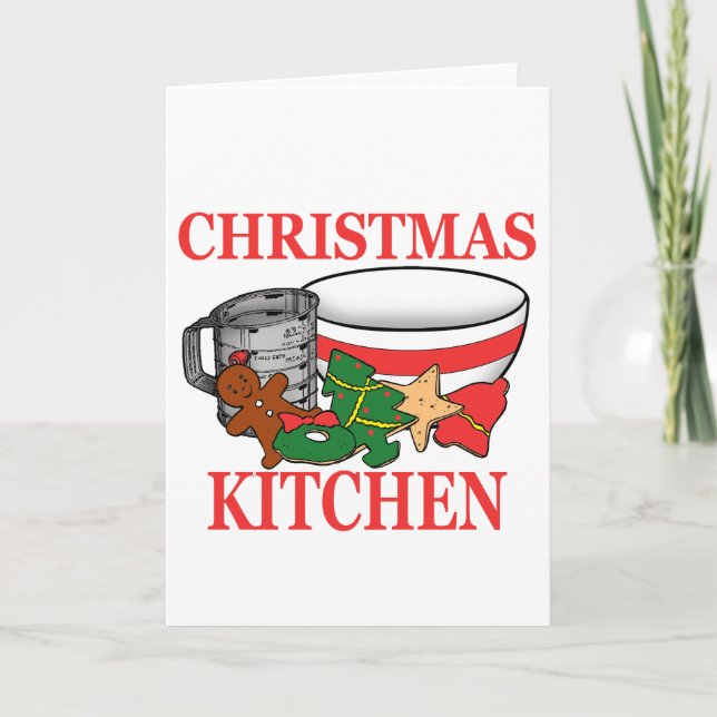 christmas kitchen holiday card (Front)