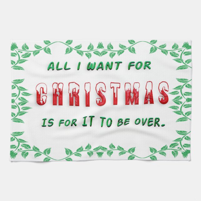 Christmas Kitchen Towel (Horizontal)