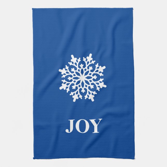 Christmas Kitchen Towel Joy Snowflake (Vertical)