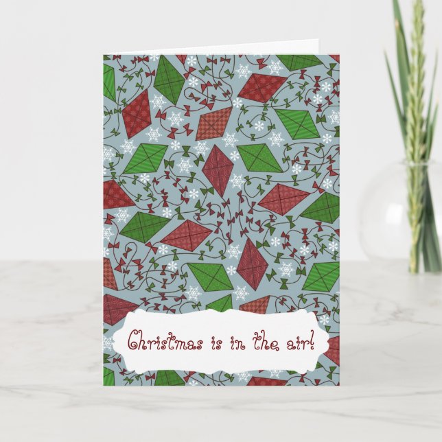 Christmas Kites, greeting card (Front)