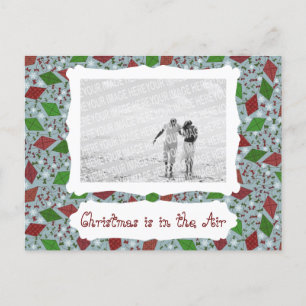 Christmas Kites, photo postcard