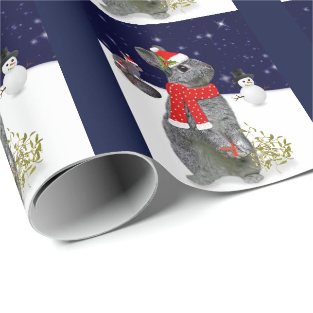 Christmas Kits Wrapping Paper (Navy) (Roll Corner)