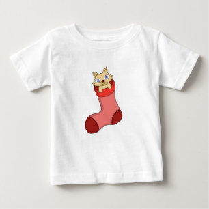 Christmas Kitten Baby T-Shirt