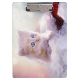 Christmas Kitten Clipboard