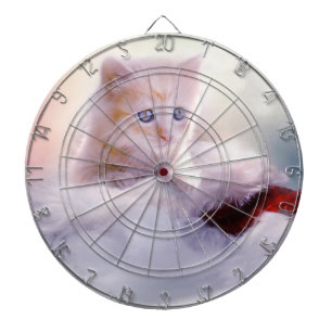 Christmas Kitten Dartboard