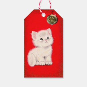 Christmas Kitten Gift Tags