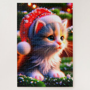 Christmas Kitten Jigsaw Puzzle