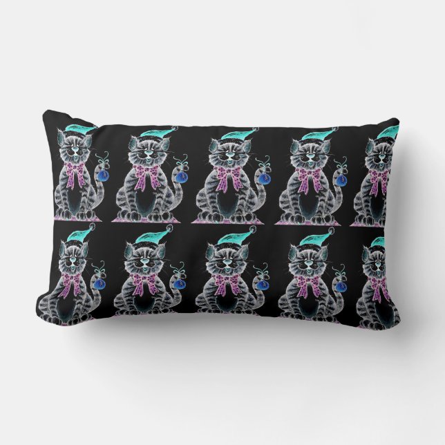 ****CHRISTMAS KITTENS***** PILLOW (Front)