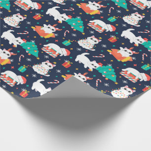Christmas Kittens Wrapping Paper
