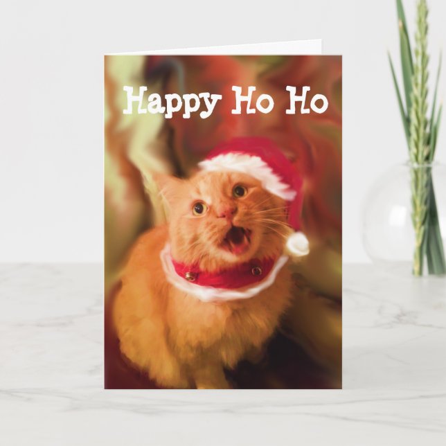 Christmas Kitties 1a Holiday Card (Front)