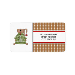 Christmas Kitty Address Mailing Labels