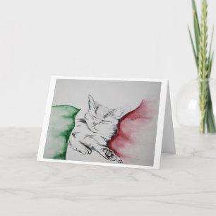 Christmas Kitty Card