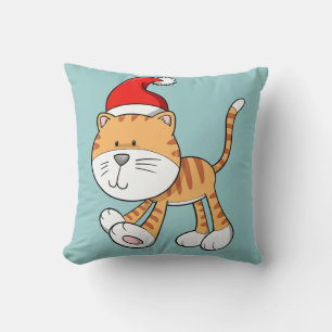 Christmas Kitty "Gizmo" Pillow