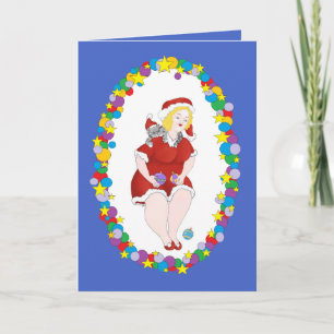 Christmas Kitty Helper Card
