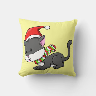 Christmas Kitty "Lucy" Pillow