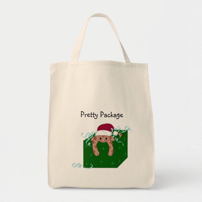Christmas Kitty Tote Bag (Front)