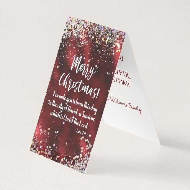 Christmas KJV Scripture Joyful Christmas Christian (Front)