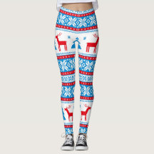 Christmas Knit Graphic – Snowflakes & Reindeer 