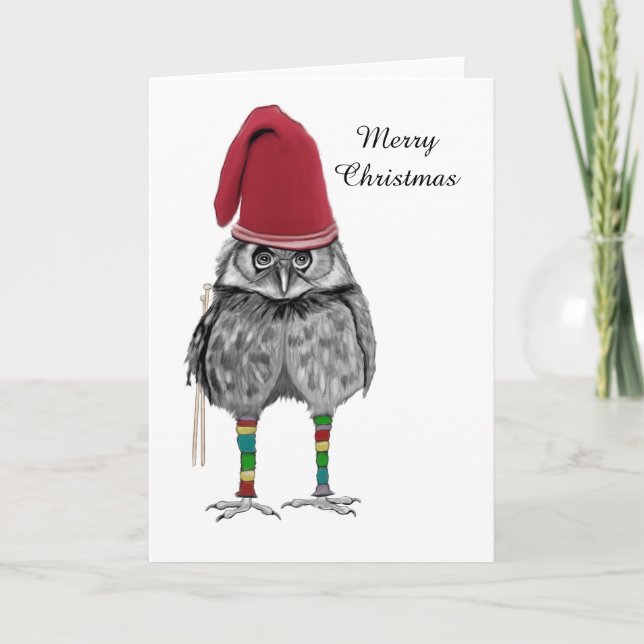 Christmas Knit Holiday Card (Front)