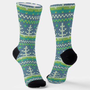 Christmas knit socks