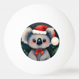 Christmas Koala (1) Ping Pong Ball