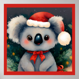 Christmas Koala 1 Poster