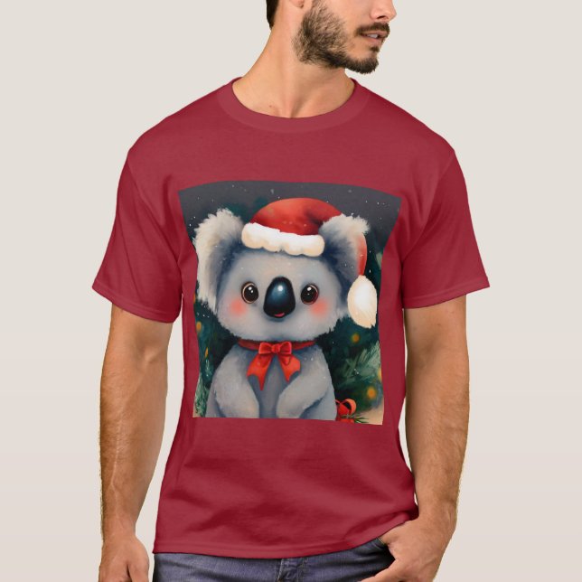 Christmas Koala 1 T-Shirt (Front)