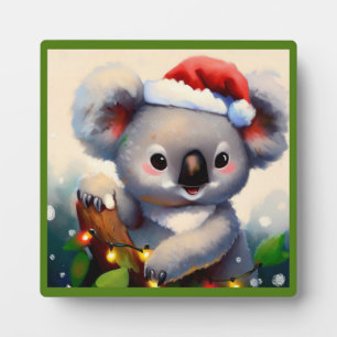 Christmas Koala 2 Plaque
