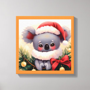 Christmas Koala 4 Canvas Print