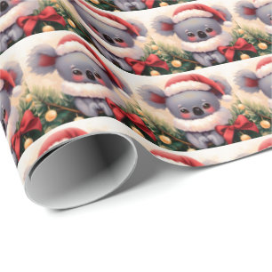 Christmas Koala 4 Wrapping Paper