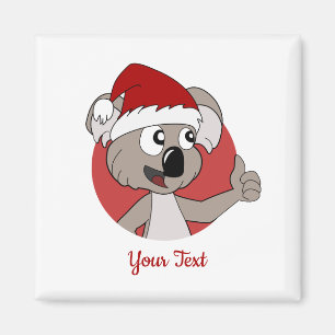 Christmas koala carton Magnet