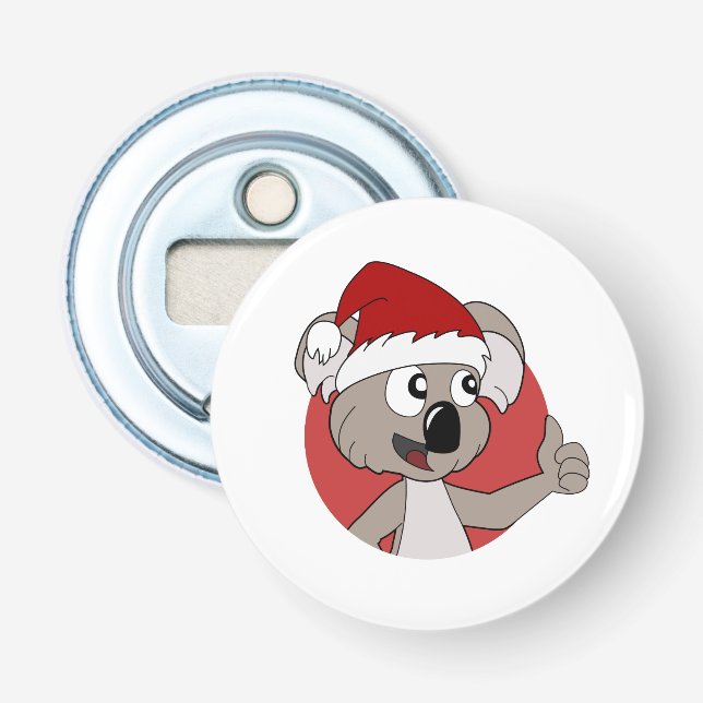 Christmas koala cartoon bottle opener (Front)