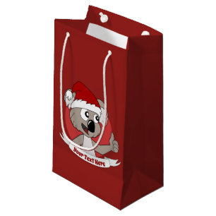 Christmas  koala cartoon  small gift bag
