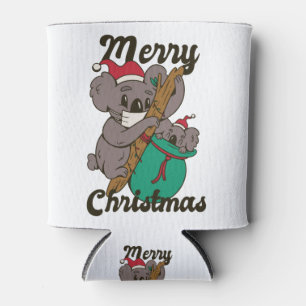 Christmas Koala Mum Can Cooler